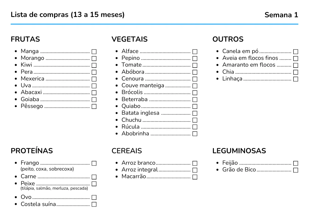 Exemplo de cardápio 9